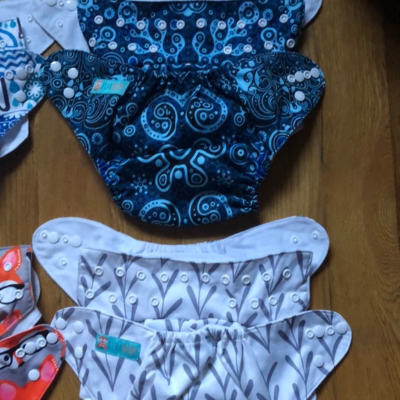 12 AlvaBaby snap one size pocket diapers - Picture 3 of 6